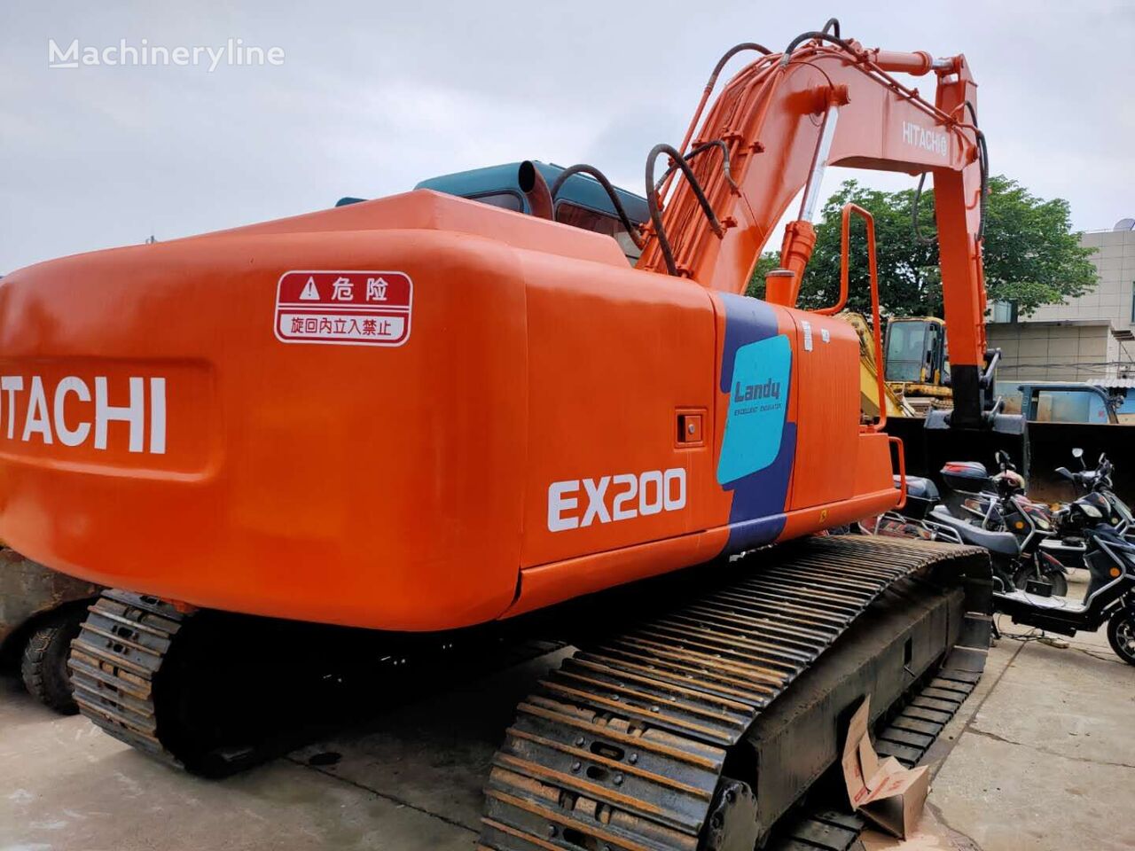 Hitachi EX200 excavadora de cadenas