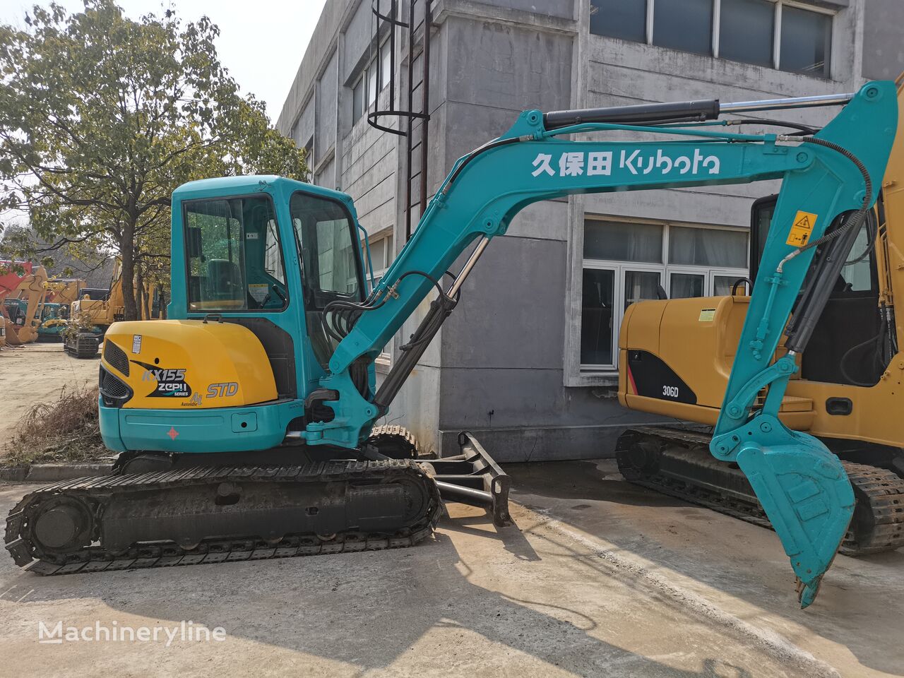 Kubota KX155 Tracked Excavator Used Construction Machienry excavadora de cadenas
