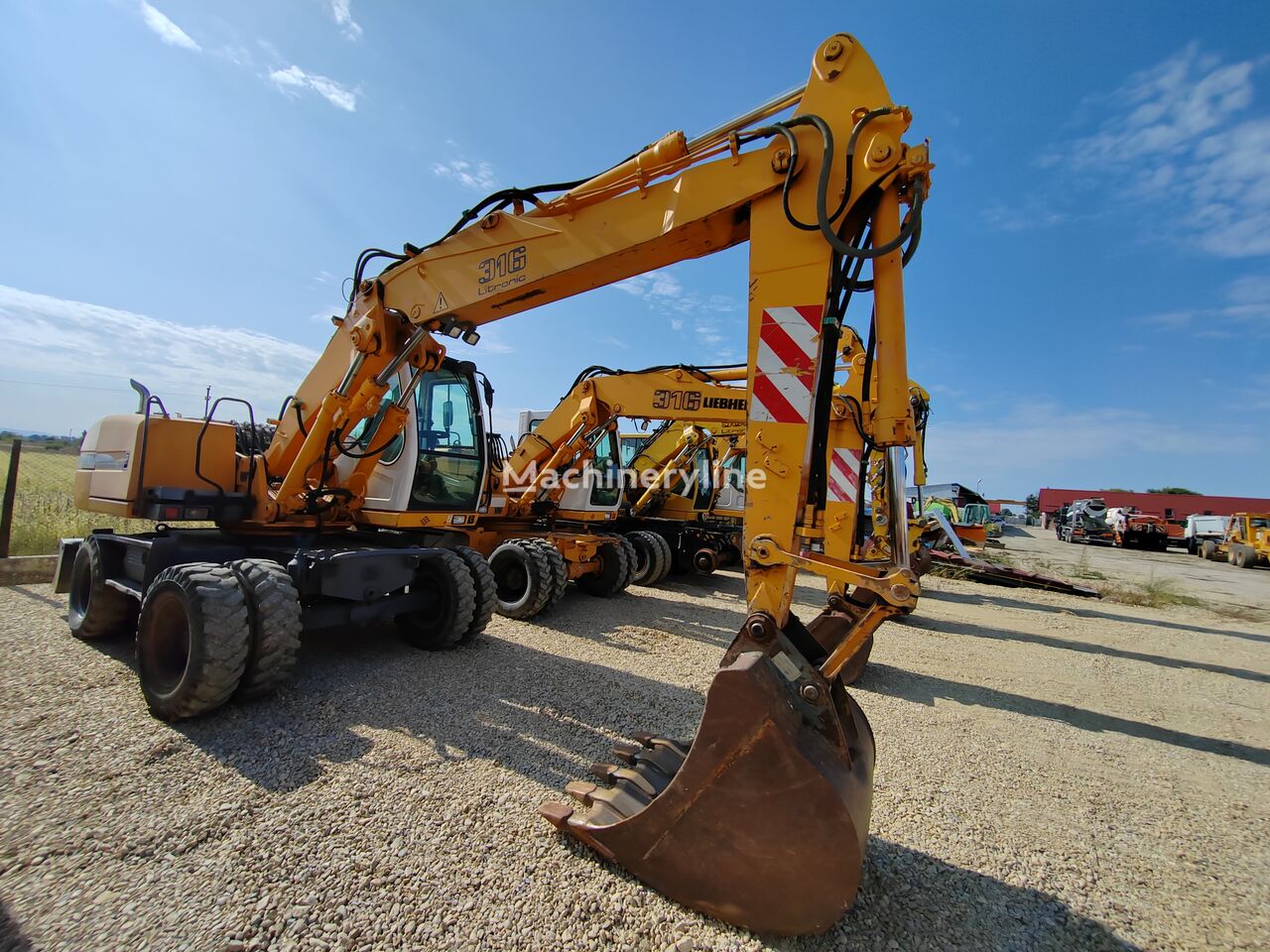 Liebherr A316 excavadora de ruedas