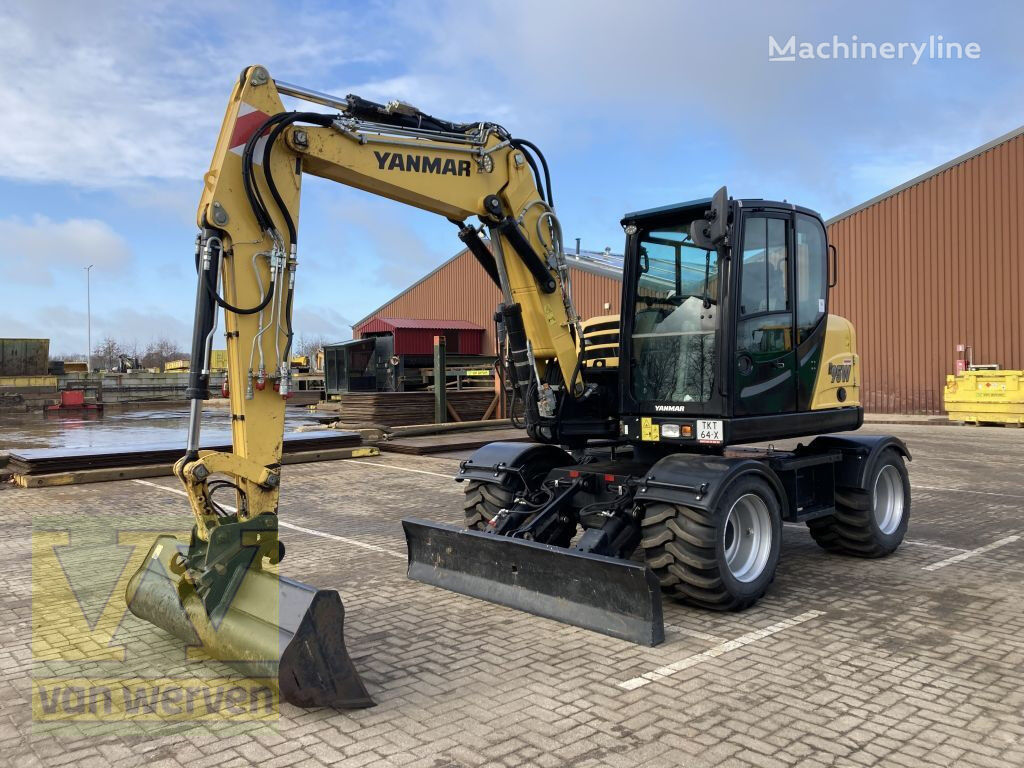 Yanmar B95W excavadora de ruedas