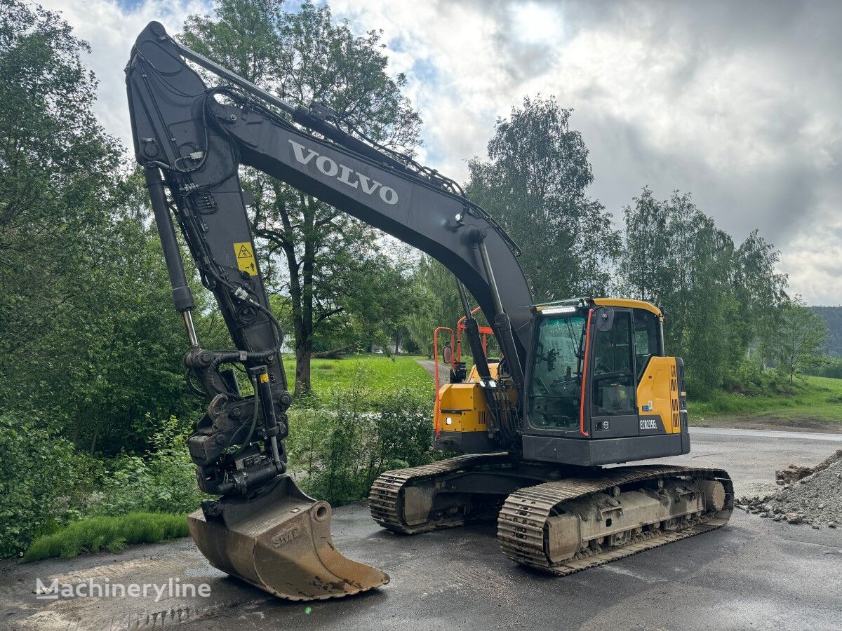 Volvo ECR235EL Gravemaskin - Beltegraver - GPS - Tiltrotator miniexcavadora