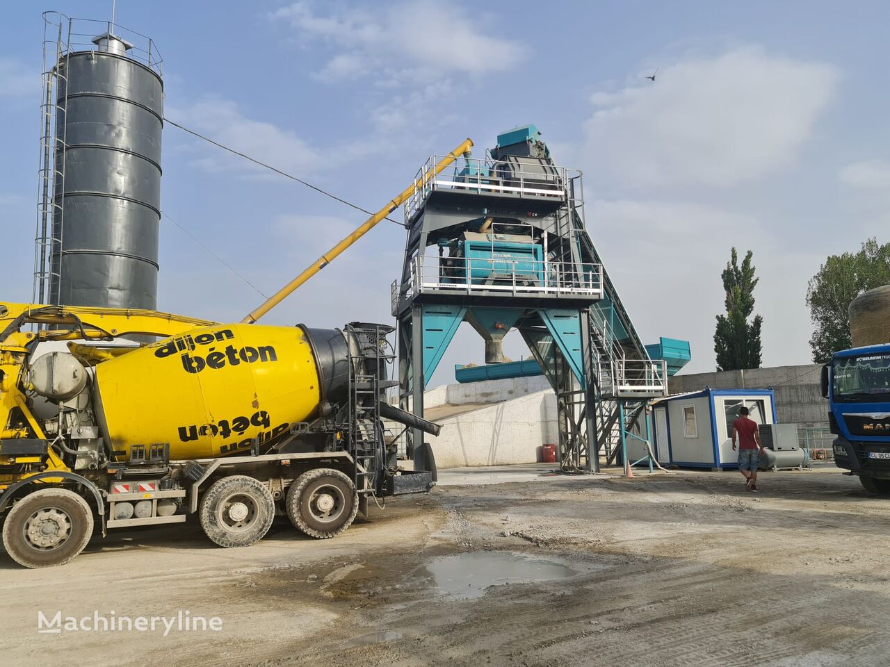 Constmach 160 m3 Fixed Concrete Plant Conforming to CE Standards planta de hormigón nueva