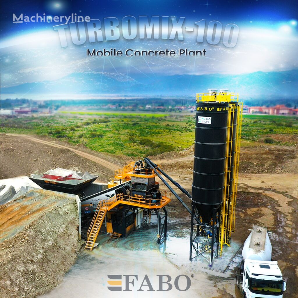 FABO TURBOMIX-100 Ceriya Mobilnyh betonnyh ustanovok planta de hormigón nueva