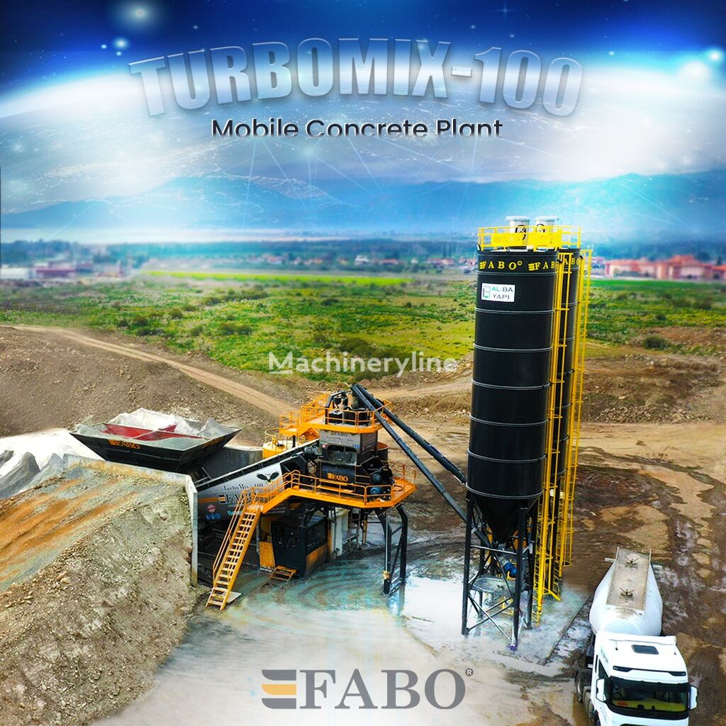 FABO TURBOMIX-100 Ceriya Mobilnyh betonnyh ustanovok planta de hormigón nueva