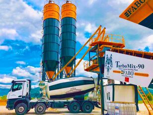 FABO TURBOMIX 90 MOBILE READYMIX BATCHING PLANT FOR SALE planta de hormigón nueva