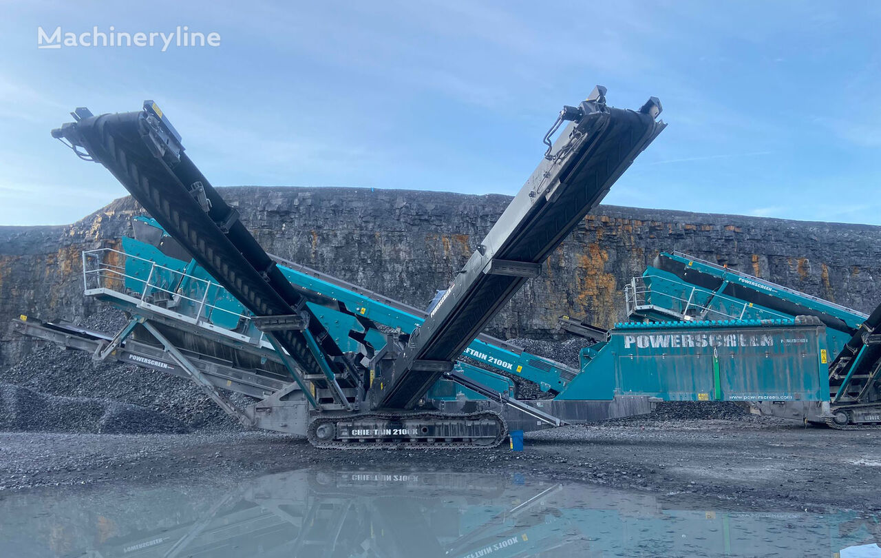 Powerscreen Chieftain 2100x criba vibratoria