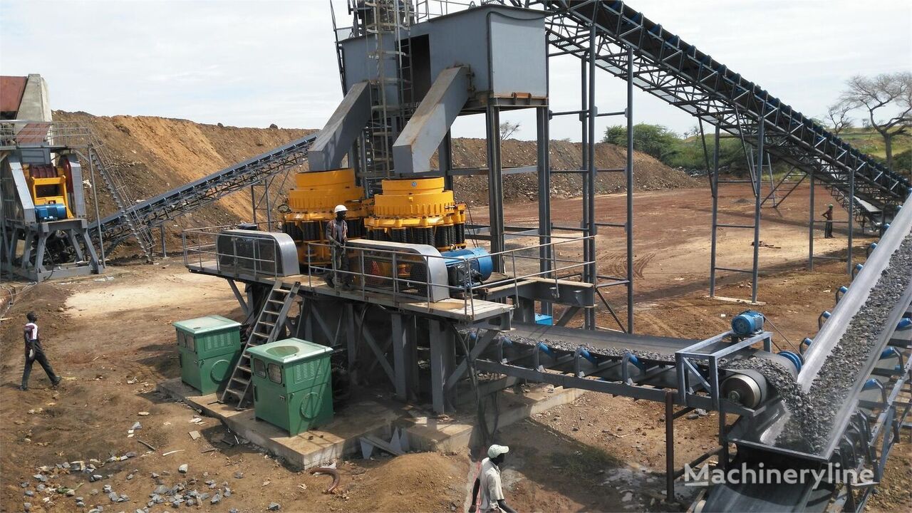 Kinglink 250-300 TPH Stationary Basalt Stone Crushing Plant planta trituradora nueva
