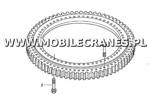 Liebherr 591922708 corona de orientación para Liebherr LTM 1040 grúa móvil